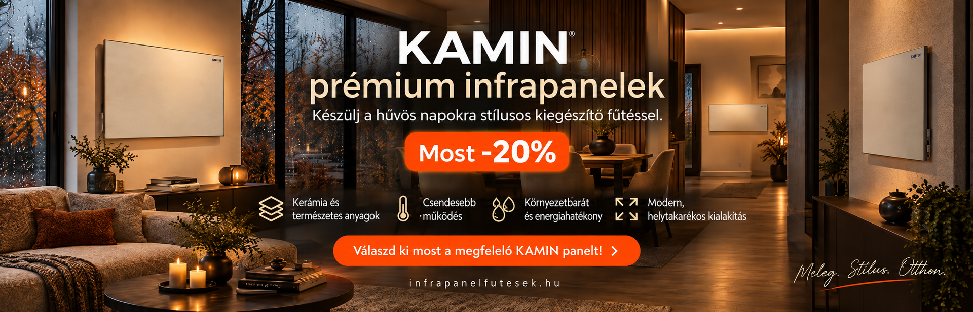 Kamin infrapanel