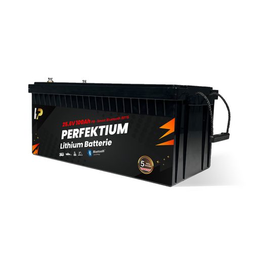Perfektium PB lítium akkumulátor 25.6V 100Ah Smart BMS-el és Bluetooth-al