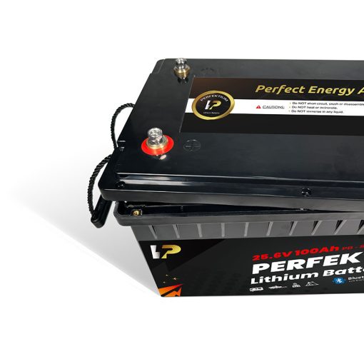Perfektium PB lítium akkumulátor 25.6V 100Ah Smart BMS-el és Bluetooth-al