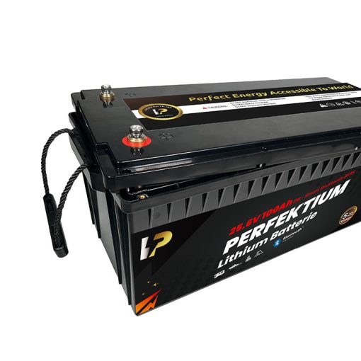 Perfektium PB lítium akkumulátor 25.6V 100Ah Smart BMS-el és Bluetooth-al